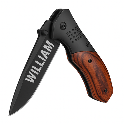 Custom Name Engraved Knife