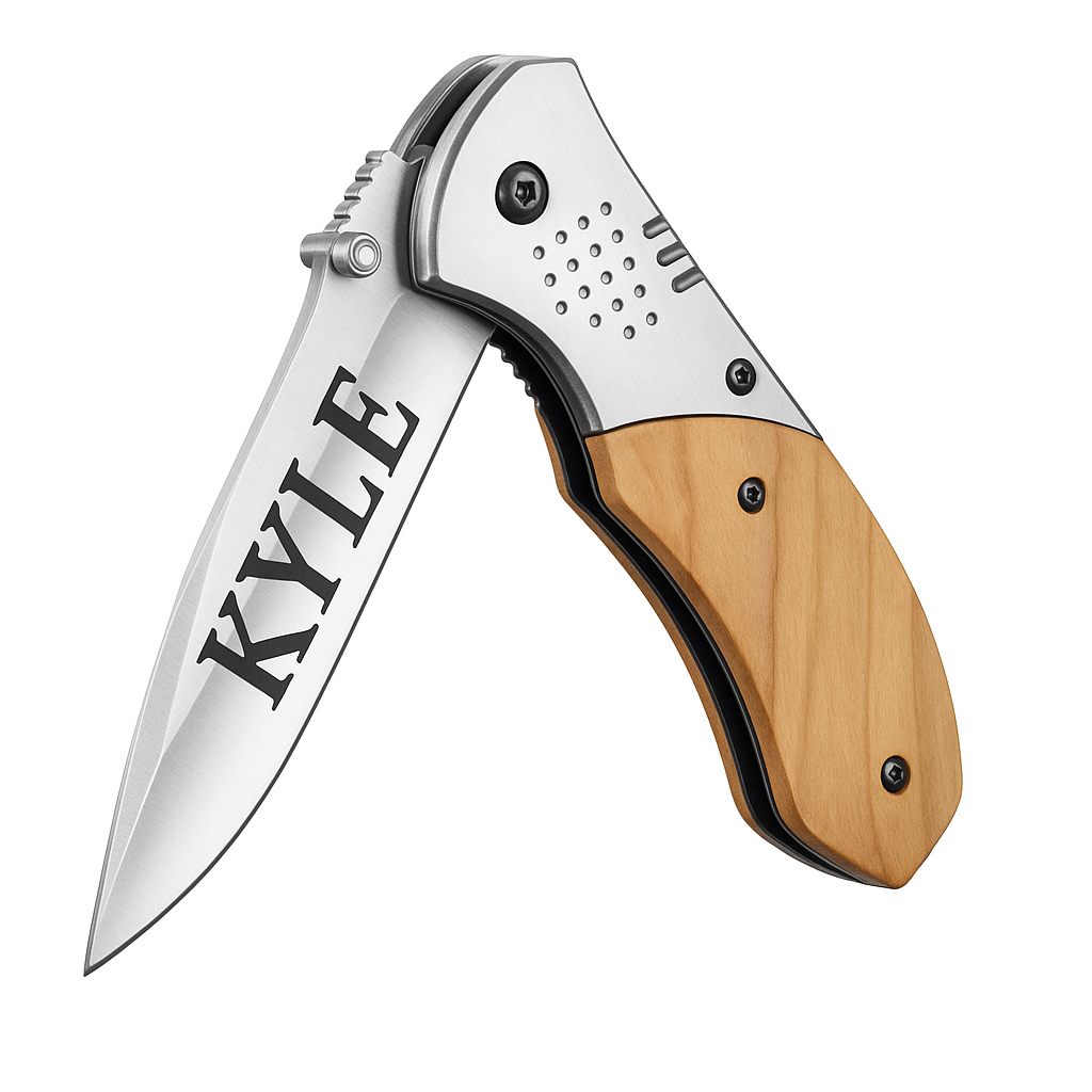 Custom Name Engraved Knife