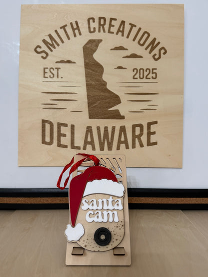 Santa Cam Ornament