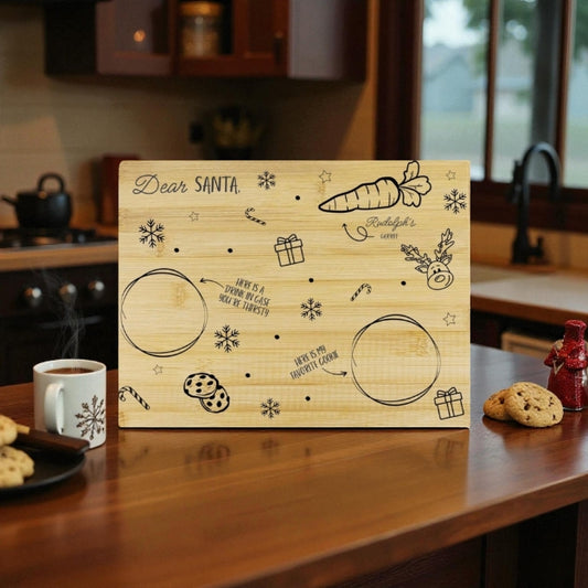Santa Cutting Board